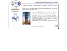 Tablet Screenshot of gmb-bernsdorf.de